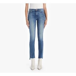 Mother denim The Runaway Step Fray Leaps and Bounds jeans